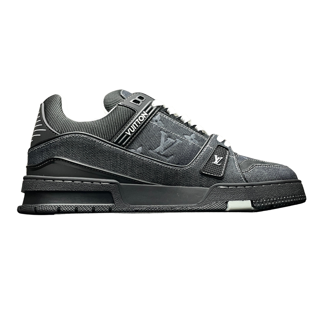 Sneaker Trainer Denim Black