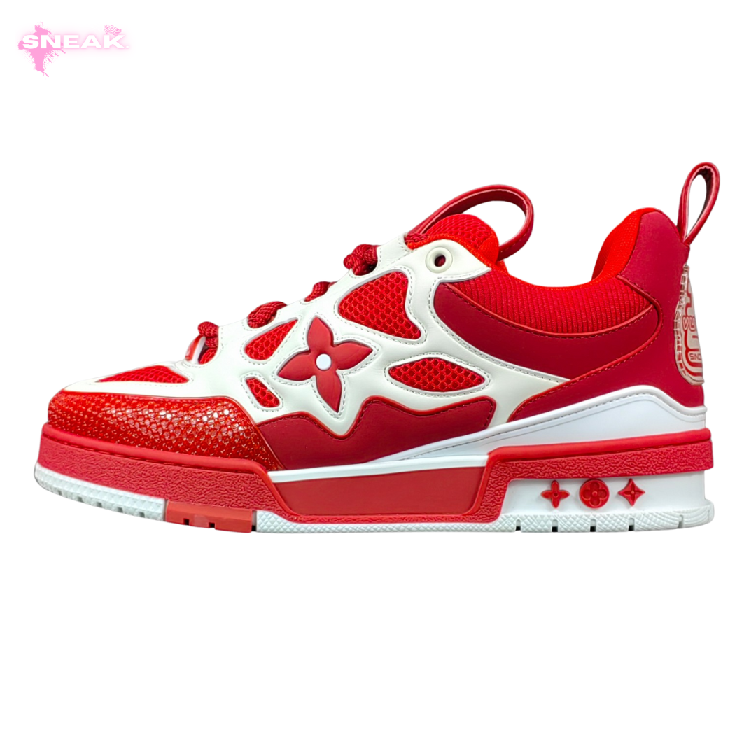 Sneaker da Skate Red and White
