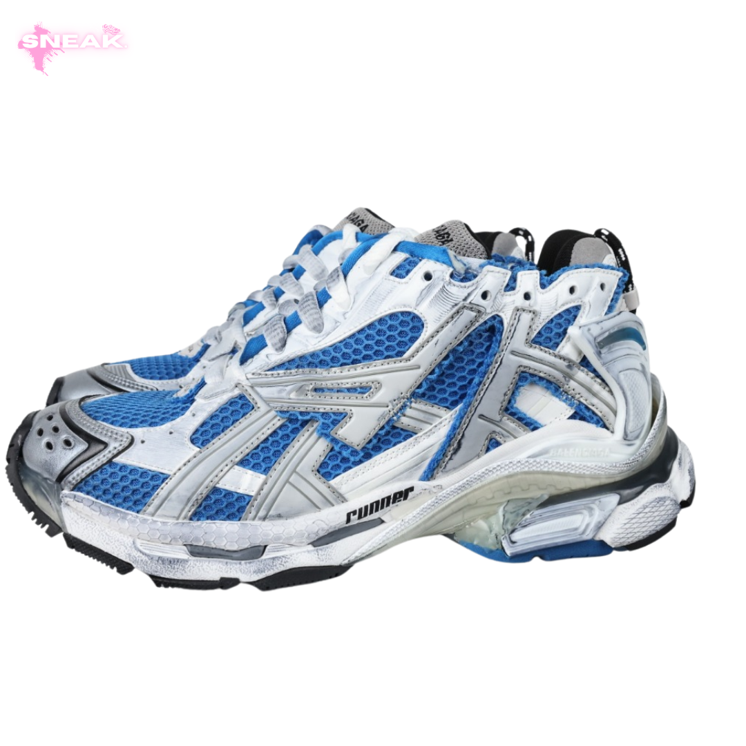 Runner Logo Blu