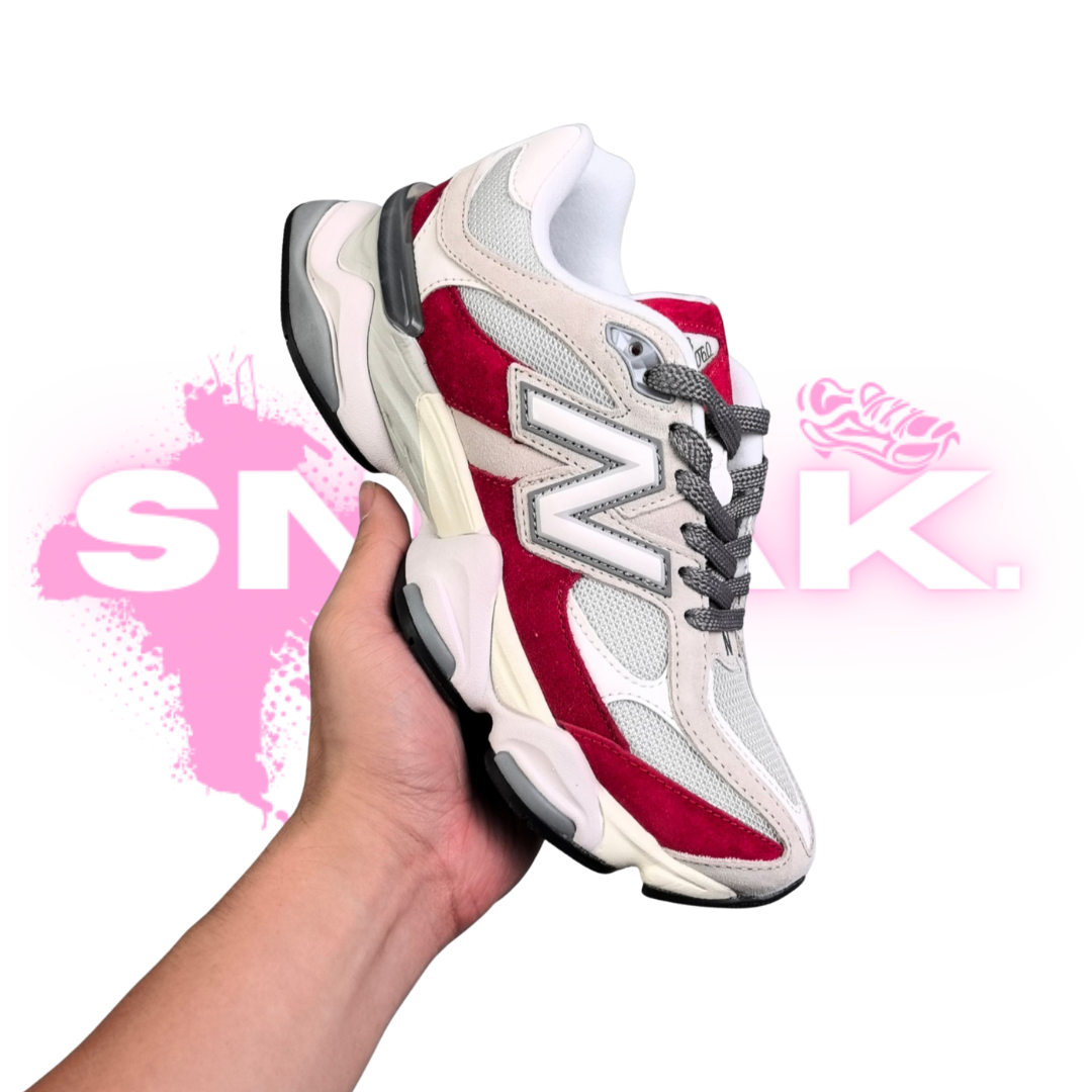 NEW 9060 Red White