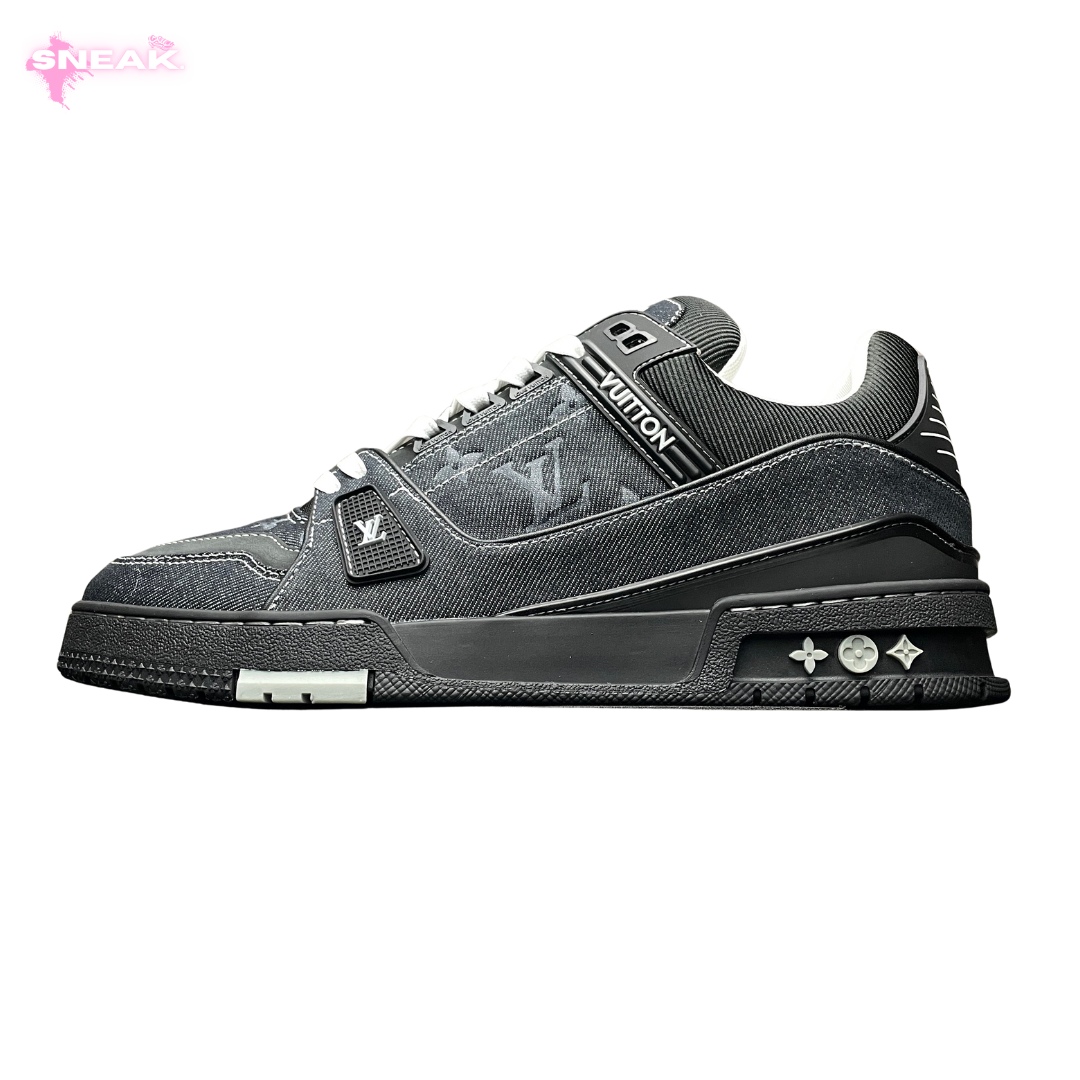 Sneaker Trainer Denim Black