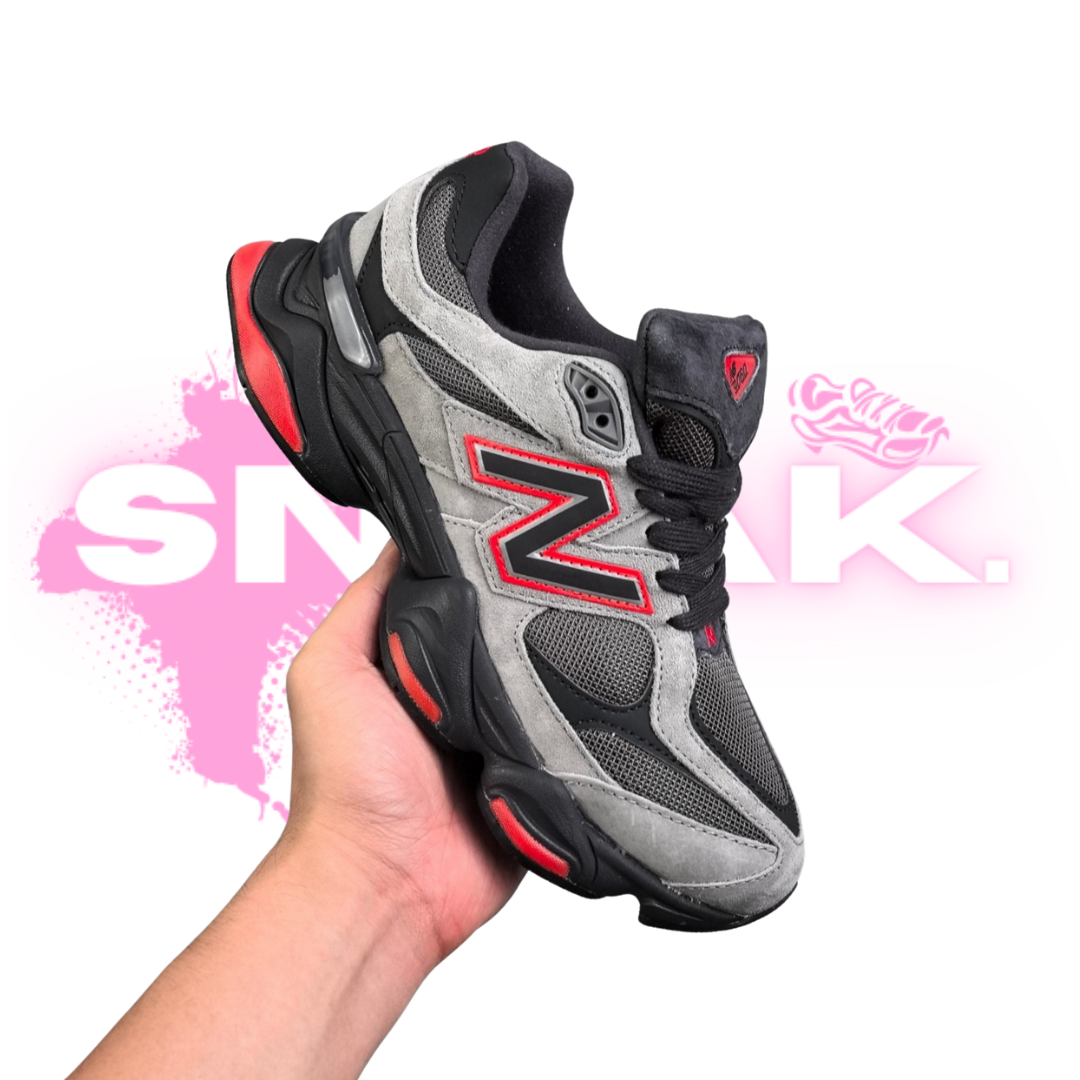 NEW 9060 Grey Red