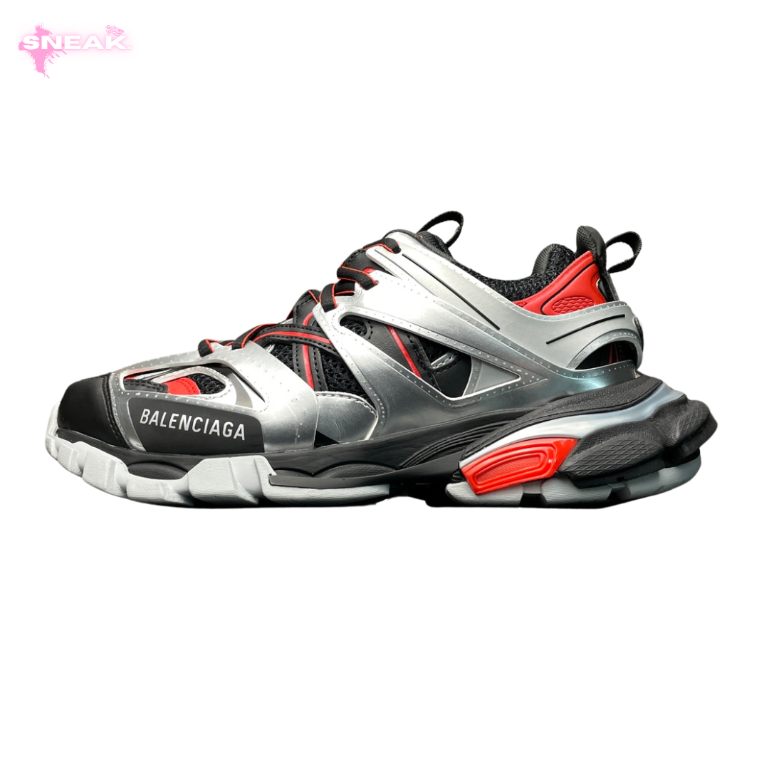Track Silver Red