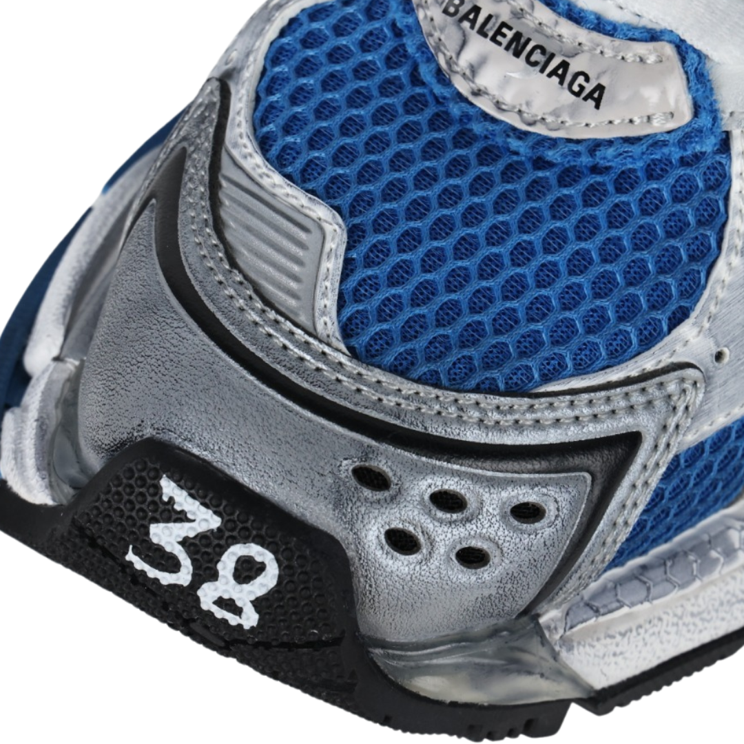 Runner Logo Blu