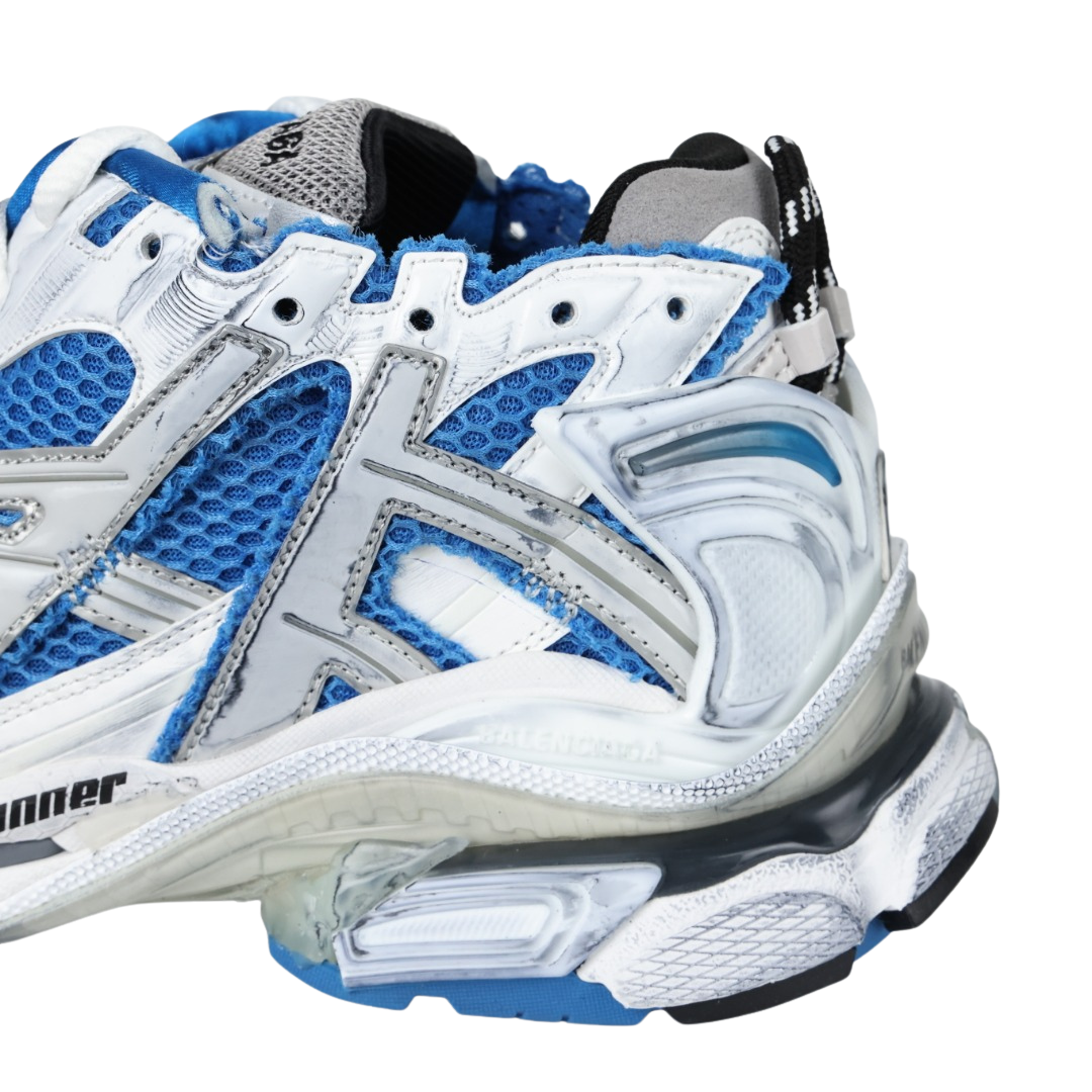Runner Logo Blu