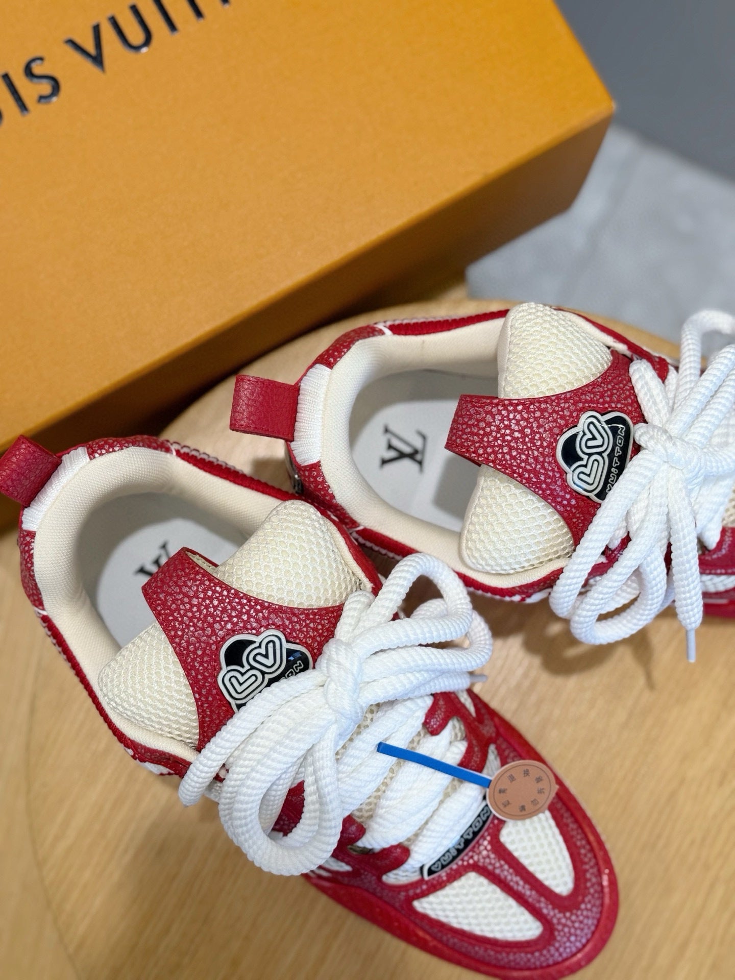 Sneaker da Skate Red and White